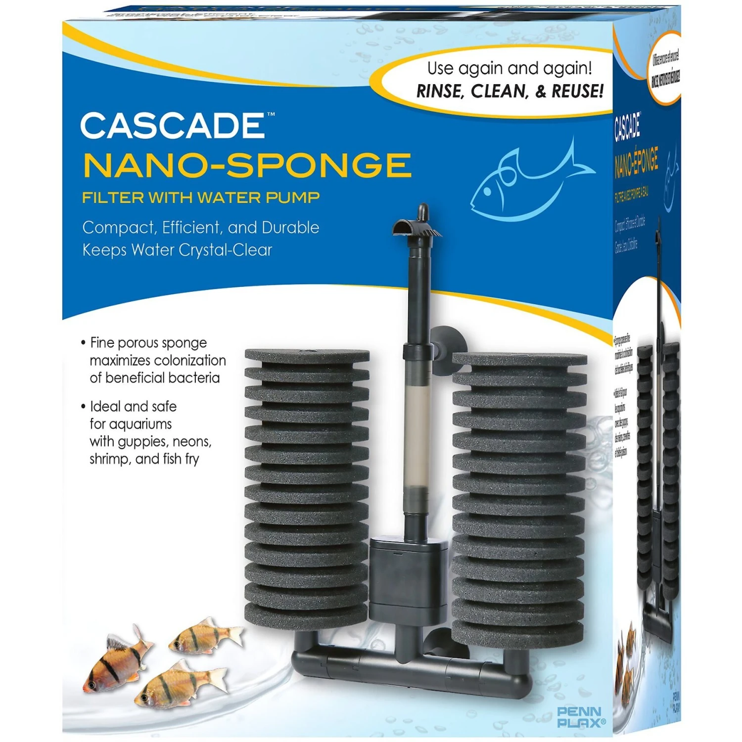 Penn-Plax Powerhead Driven Nano Aquarium Sponge Filter 4 Penn-Plax Powerhead Driven Nano Aquarium Sponge Filter - Image 2