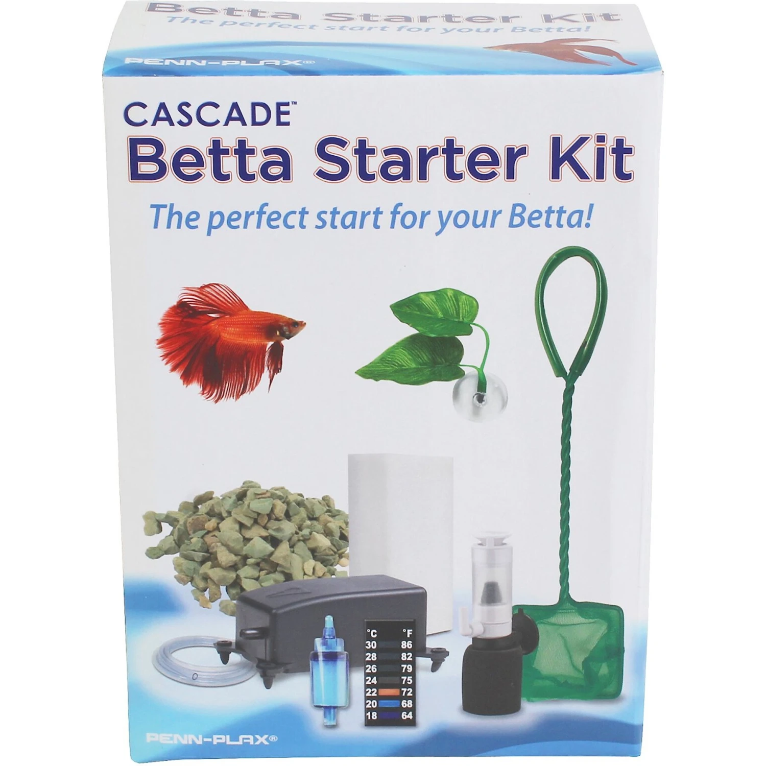 Penn-Plax Cascade Betta Starter Aquarium Kit, Assorted Colors 3 Penn-Plax Cascade Betta Starter Aquarium Kit, Assorted Colors