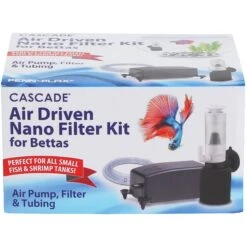 Penn-Plax Cascade Air Driven Nano Filter Kit, Black
