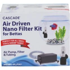 Penn-Plax Cascade Air Driven Nano Filter Kit, Black -Plax Penn Shop 354372 PT4. AC SS1800 V1641583646