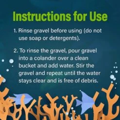 GloFish Aquarium Fish Gravel, Black & White, 5-lb -Plax Penn Shop 357905 PT5. AC SS1800 V1641336449