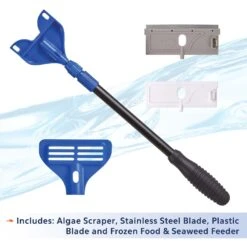 Aqueon ProScraper 3.0 Adjustable Aquarium Algae Scraper -Plax Penn Shop 364056 PT2. AC SS1800 V1643907729