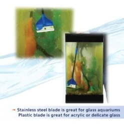 Aqueon ProScraper 3.0 Adjustable Aquarium Algae Scraper -Plax Penn Shop 364056 PT4. AC SS1800 V1643907742