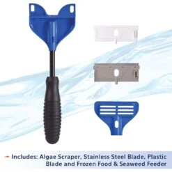 Aqueon ProScraper 3.0 Short Aquarium Algae Scraper 13 Aqueon ProScraper 3.0 Short Aquarium Algae Scraper -Plax Penn Shop 364058 PT2. AC SS1800 V1643907782