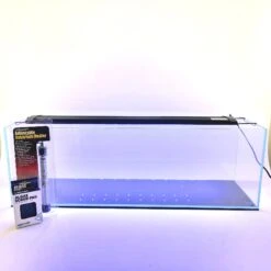Lifegard Aquatics Long Ultra Clear Low Iron Bookshelf Fish Aquarium Kit -Plax Penn Shop 367067 PT2. AC SS1800 V1645216451