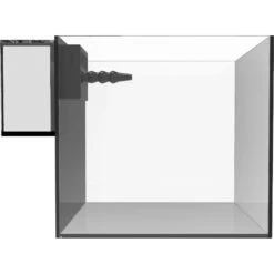 Fiji Cube External Overflow Rimless Glass Tank -Plax Penn Shop 367668 PT2. AC SS1800 V1645226795