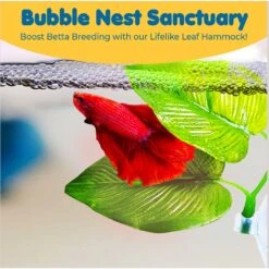 SunGrow African Dwarf Frog & Betta Bed Leaf Hammock With Suction Cups Fish Sleeping Pad Tank & Aquarium Plastic Plants, 3 Count 12 SunGrow African Dwarf Frog & Betta Bed Leaf Hammock With Suction Cups Fish Sleeping Pad Tank & Aquarium Plastic Plants, 3 Count -Plax Penn Shop 538350 PT4. AC SS1800 V1691615429