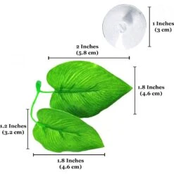 SunGrow African Dwarf Frog & Betta Bed Leaf Hammock With Suction Cups Fish Sleeping Pad Tank & Aquarium Plastic Plants, 3 Count 13 SunGrow African Dwarf Frog & Betta Bed Leaf Hammock With Suction Cups Fish Sleeping Pad Tank & Aquarium Plastic Plants, 3 Count -Plax Penn Shop 538350 PT5. AC SS1800 V1691603920