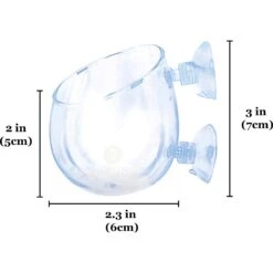 SunGrow Betta & Turtle Glass Pot For Aquarium Live Plant Reptile Terrarium Tank Decor, 2 Count 7 SunGrow Betta & Turtle Glass Pot For Aquarium Live Plant Reptile Terrarium Tank Decor, 2 Count -Plax Penn Shop 539438 PT2. AC SS1800 V1666650589
