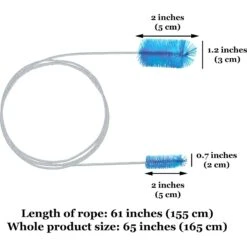 SunGrow Aquarium Canister Filter Tube Turtle & Betta Fish Tank Flexible Cleaning Brush -Plax Penn Shop 539502 PT5. AC SS1800 V1700156057