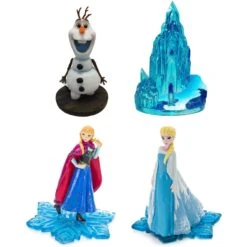 Penn-Plax Frozen Mini Resin Bundle Aquarium Decoration Set, 4-pack