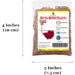 SunGrow High Protein Betta & Goldfish Floating Food Pellets Food, 0.95-oz Bag 15 SunGrow High Protein Betta & Goldfish Floating Food Pellets Food, 0.95-oz Bag -Plax Penn Shop 557910 PT6. AC SS1800 V1660858483