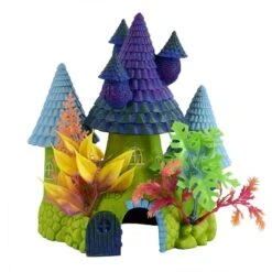 Underwater Treasures Fantasy Castle Fish Ornament