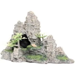 Underwater Treasures Two Cave Mountain Fish Ornament