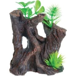 Underwater Treasures Mini Garden Stump Fish Ornament