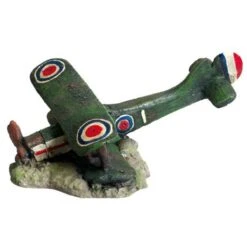 Underwater Treasures Downed Bi-Plane Fish Ornament