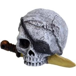 Underwater Treasures Pirate Skull Fish Ornament
