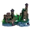 Underwater Treasures Cobblestone Castle Fish Ornament -Plax Penn Shop 559910 MAIN. AC SS1800 V1657659611