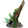 Underwater Treasures Tree Frog On Stump Fish Ornament -Plax Penn Shop 560350 MAIN. AC SS1800 V1657659612