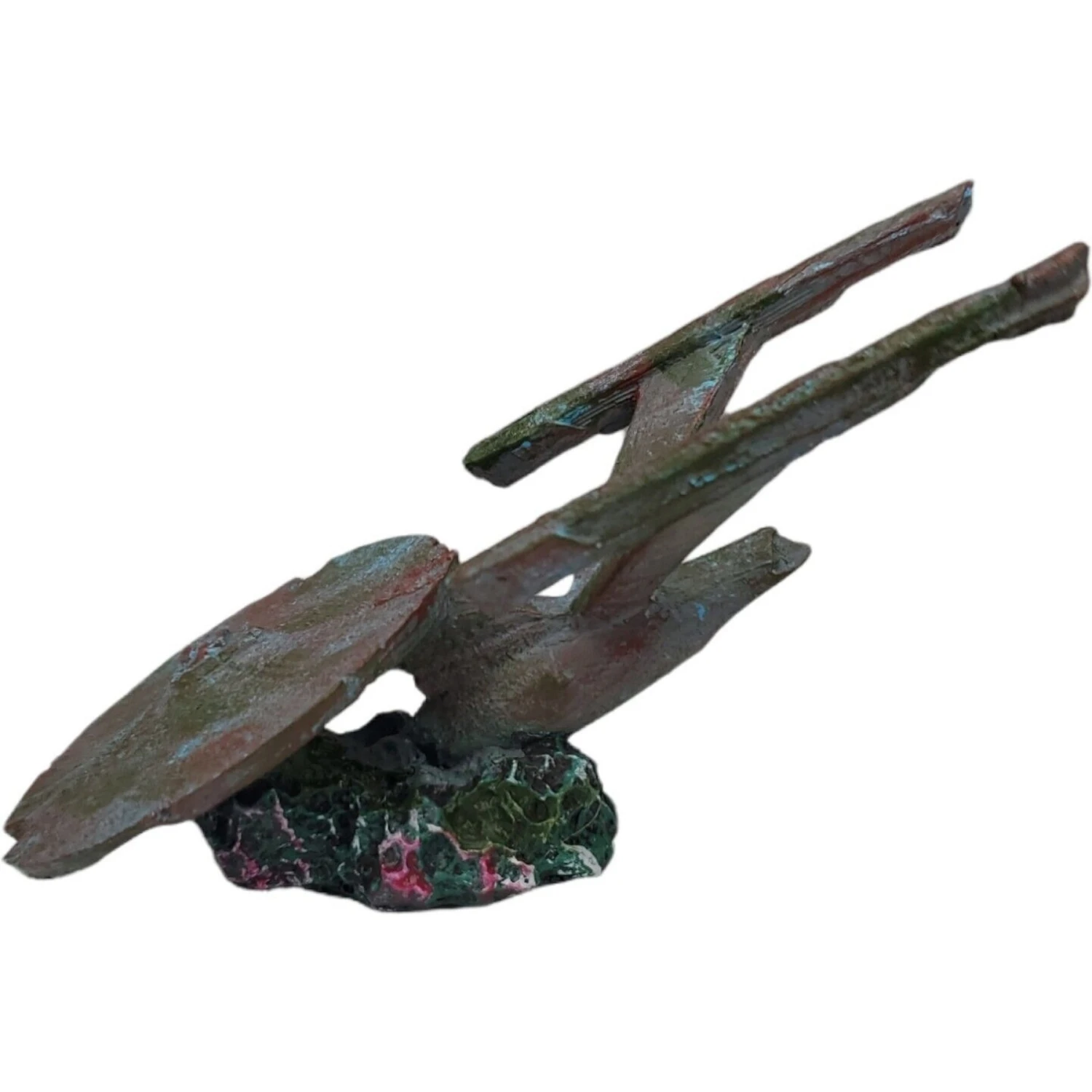 Underwater Treasures Sunken Space Ship Fish Ornament 4 Underwater Treasures Sunken Space Ship Fish Ornament - Image 2