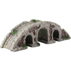 Underwater Treasures Stone Bridge Fish Ornament