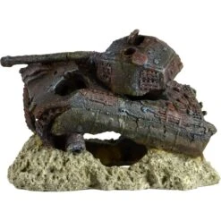 Underwater Treasures Battle Tank Fish Ornament