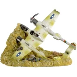 Underwater Treasures Sunken Fighter Plane Fish Ornament