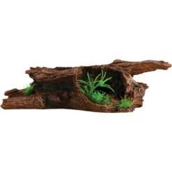 Underwater Treasures Log Hideout Fish Ornament