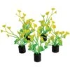 Underwater Treasures Mini Plant Yellow & Green Fish Ornament, 2-in, 5 Count -Plax Penn Shop 561918 MAIN. AC SS1800 V1658006866