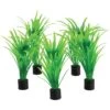 Underwater Treasures Mini Plant Green Tall Grass Fish Ornament, 3.25-in, 5 Count