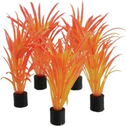 Underwater Treasures Mini Plant Sea Grass Fish Ornament, 5 Count