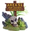 Underwater Treasures Area 51 Fish Ornament -Plax Penn Shop 562766 MAIN. AC SS1800 V1657659678