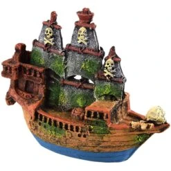 Underwater Treasures Sea King Shipwreck Fish Ornament