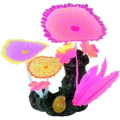 Underwater Treasures Glow Action Bubbling Carpet Coral Garden Fish Ornament