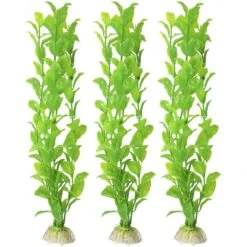 SunGrow Tall Aquarium Plastic Plants Betta Fish Hide Tank Decorations