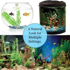 SunGrow Tall Aquarium Plastic Plants Betta Fish Hide Tank Decorations -Plax Penn Shop 581214 PT3. AC SS1800 V1658215620