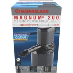 Marineland Magnum 200 Polishing Internal Canister Filter, Black, 60-gal