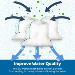 SunGrow Activated Carbon Aquarium Filter Media Bag For Betta Fish Tank Maintenance, 10 Count 6 SunGrow Activated Carbon Aquarium Filter Media Bag For Betta Fish Tank Maintenance, 10 Count -Plax Penn Shop 629110 PT1. AC SS1800 V1660757458