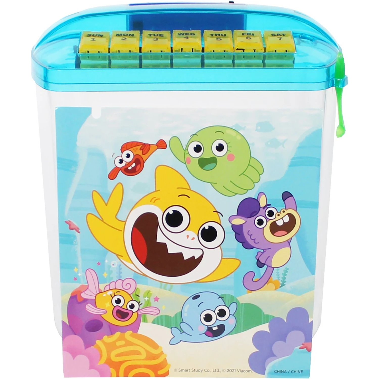 Penn-Plax Nickelodeon Baby Shark Rite-Bite Educational Betta Tank Fish Aquarium, 1.13-gallon 7 Penn-Plax Nickelodeon Baby Shark Rite-Bite Educational Betta Tank Fish Aquarium, 1.13-gallon - Image 5