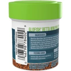 GloFish Betta Mini Pellets Fish Food, 1.02-oz Can -Plax Penn Shop 685326 PT2. AC SS1800 V1668626424