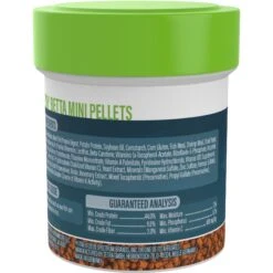 GloFish Betta Mini Pellets Fish Food, 1.02-oz Can -Plax Penn Shop 685326 PT3. AC SS1800 V1668628227