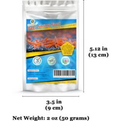 SunGrow Probiotic Powder Supplement For Freshwater Aquarium Baby Cherry Shrimp Food, 2-oz Bag -Plax Penn Shop 697502 PT6. AC SS1800 V1686843091