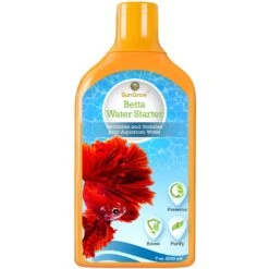 SunGrow Tap Water Conditioner With Beneficial Bacteria For Freshwater Aquarium Treatments Detoxify Fish Tank Ammonia Remover, 6.7-oz Bottle
