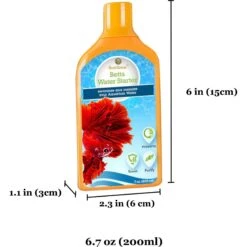 SunGrow Tap Water Conditioner With Beneficial Bacteria For Freshwater Aquarium Treatments Detoxify Fish Tank Ammonia Remover, 6.7-oz Bottle -Plax Penn Shop 699678 PT4. AC SS1800 V1682953193