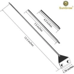 SunGrow Algae Scrapper Aquarium Glass Cleaner Tool 15 SunGrow Algae Scrapper Aquarium Glass Cleaner Tool -Plax Penn Shop 706238 PT6. AC SS1800 V1669178548