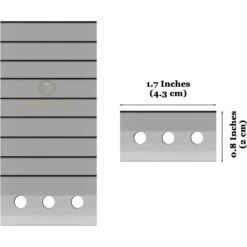 SunGrow Betta Aquarium Algae Scraper Replacement Blades, Reef Tank Glass Cleaning Tool, 10 Count -Plax Penn Shop 706254 PT6. AC SS1800 V1669179778
