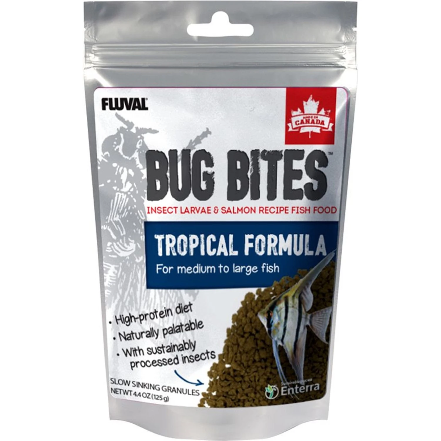 Fluval Fl Bug Bites Tropical Freshwater Formula Medium & Large Granules Fish Food 3 Fluval Fl Bug Bites Tropical Freshwater Formula Medium & Large Granules Fish Food
