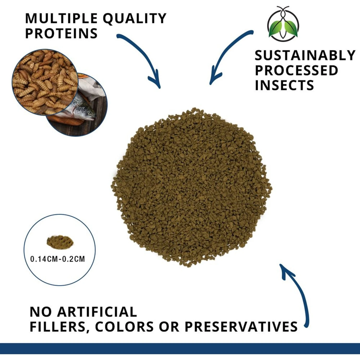 Fluval Fl Bug Bites Tropical Freshwater Formula Medium & Large Granules Fish Food 4 Fluval Fl Bug Bites Tropical Freshwater Formula Medium & Large Granules Fish Food - Image 2