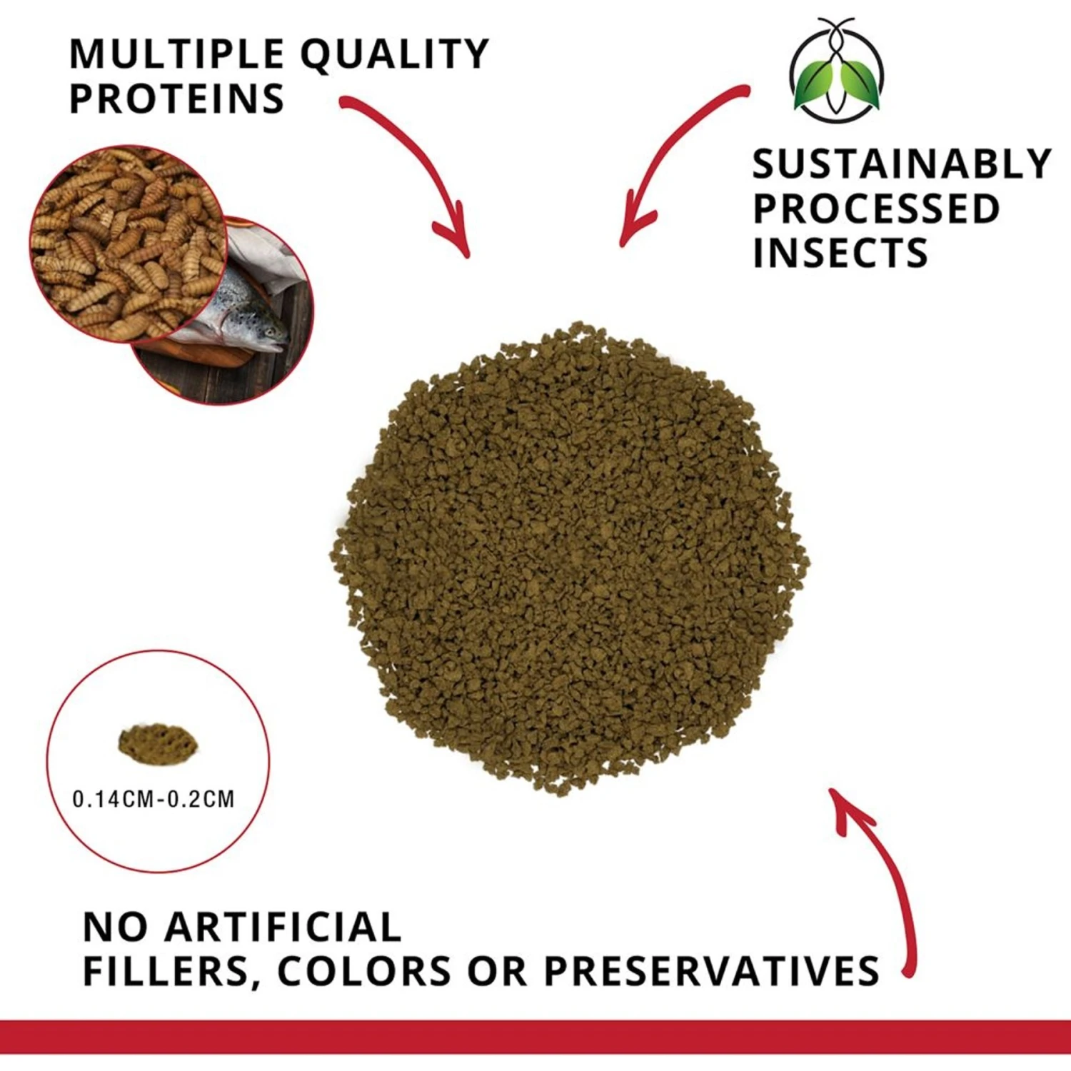 Fluval Fl Bug Bites Cichlid Formula Small Granules Fish Food 4 Fluval Fl Bug Bites Cichlid Formula Small Granules Fish Food - Image 2