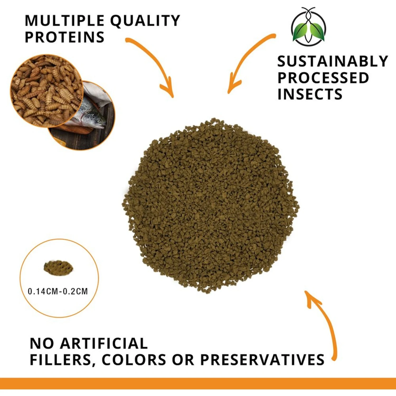 Fluval Fl Bugbites Goldfish Formula Small Granules Fish Food 4 Fluval Fl Bugbites Goldfish Formula Small Granules Fish Food - Image 2